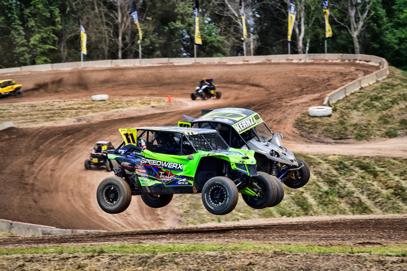 Side‑by‑Side UTV at night